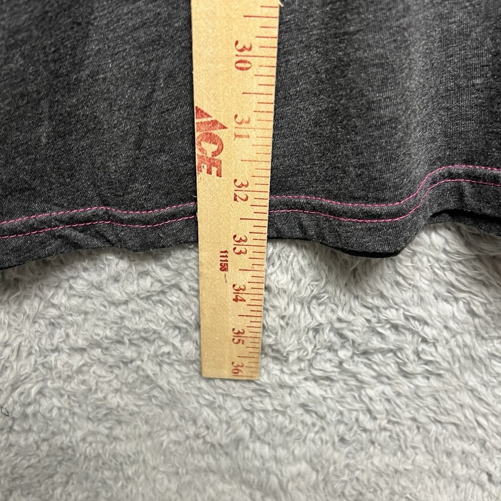 Natural Life Dress Womens Medium Gray Swing A Line Tee Flowy Lightweight - Picture 8 of 8